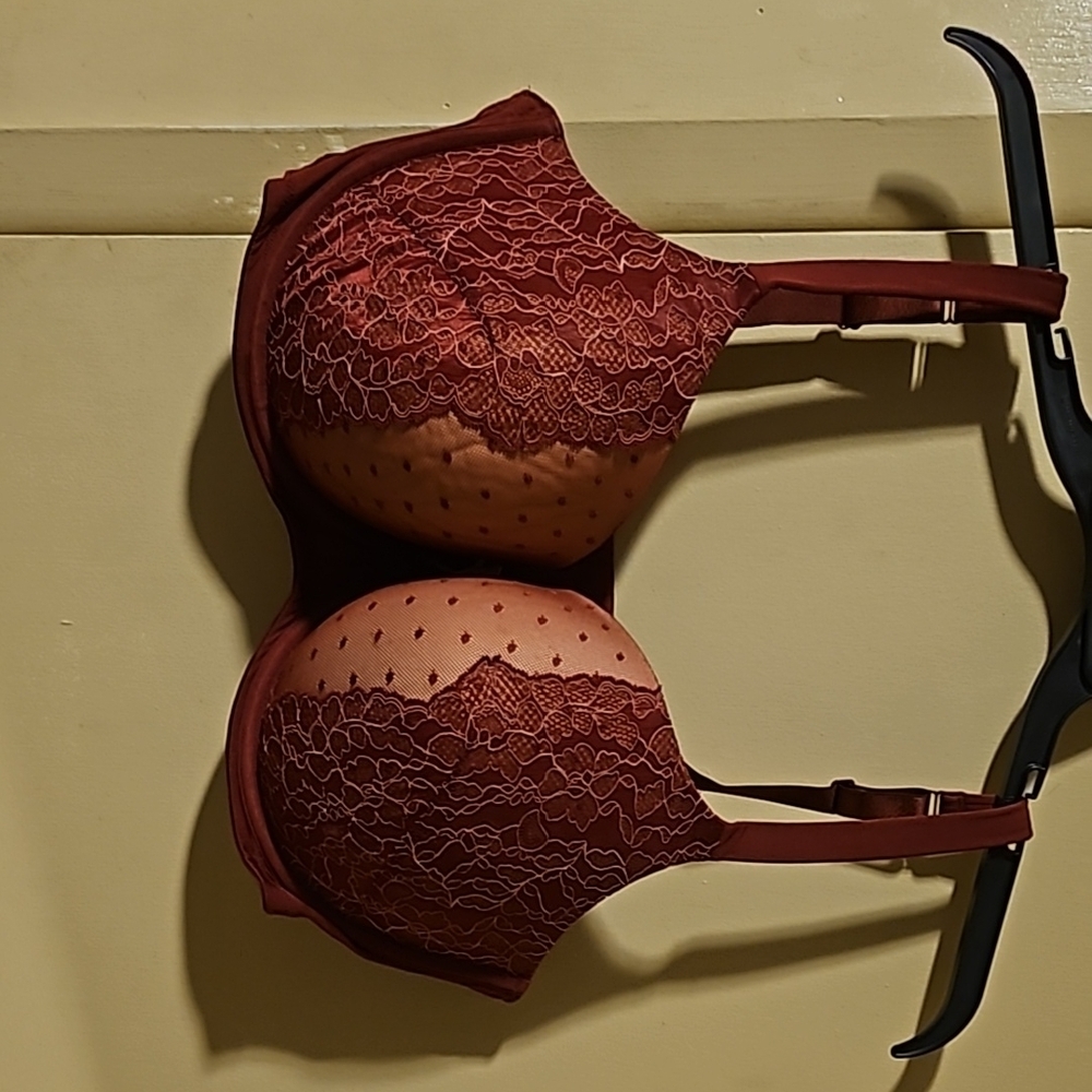 Cacique Red Lace Bra